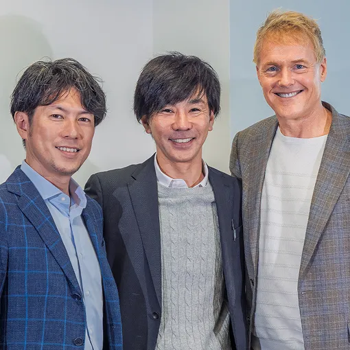 石田副院長・野中康行院長・パウザ医師
